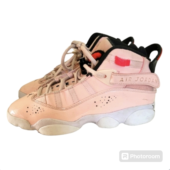 Nike Other - Nike Air Jordan Pink Girls High Top Sneakers Size 4